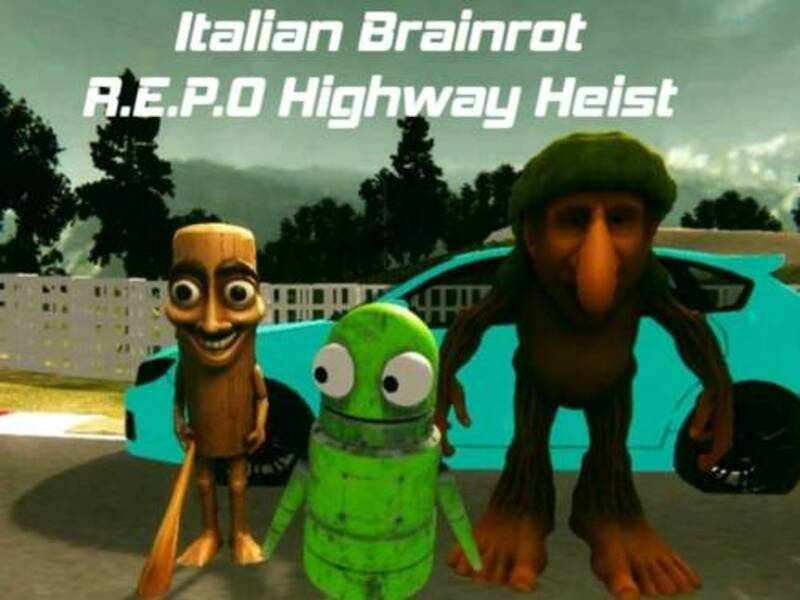 Spill Italiensk Brainrot R. E. P. O Highway Heist online