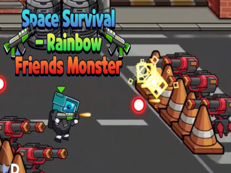 Spill Space Survival - Rainbow Friends Monster online