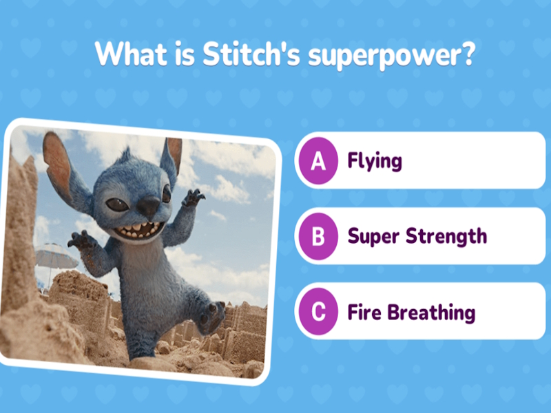 Spill Lilo & Stitch Quiz Challenge online