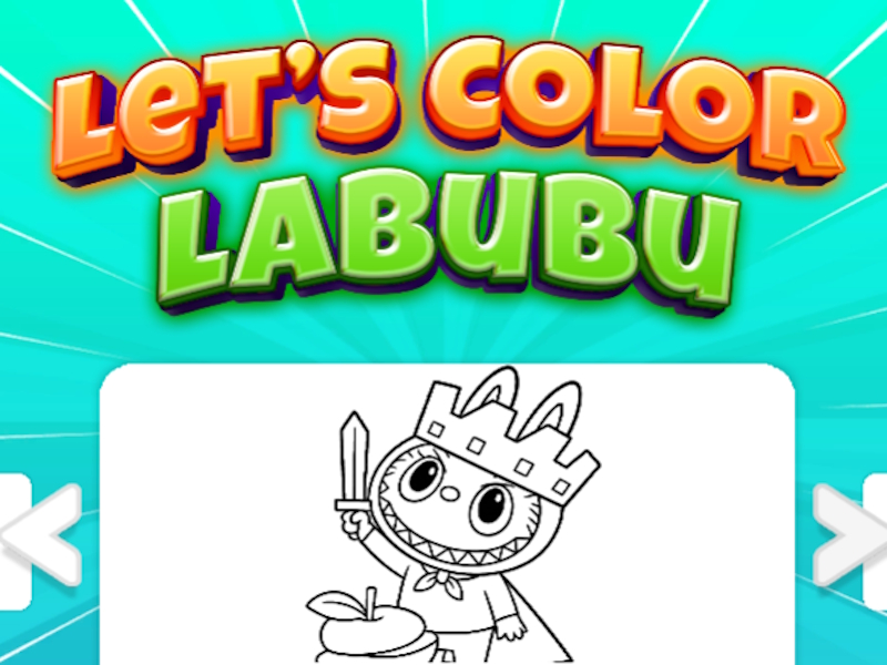 Spill La oss farge Labubu online