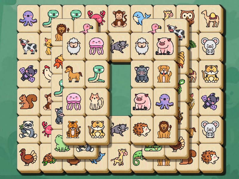 Spill Critter Mahjong Solitaire online