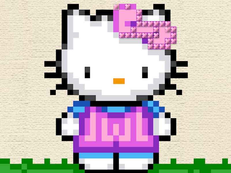 Spill Hello Kitty Cross Stitch online