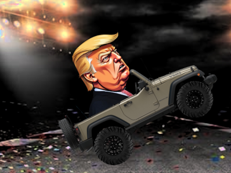 Spill Trump Wheelie Challenge online