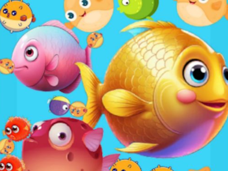 Spill Fisk smelter sammen online