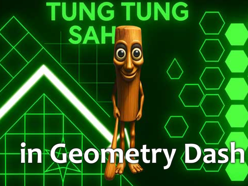 Spill Tung Tung Sahur i geometri dash online