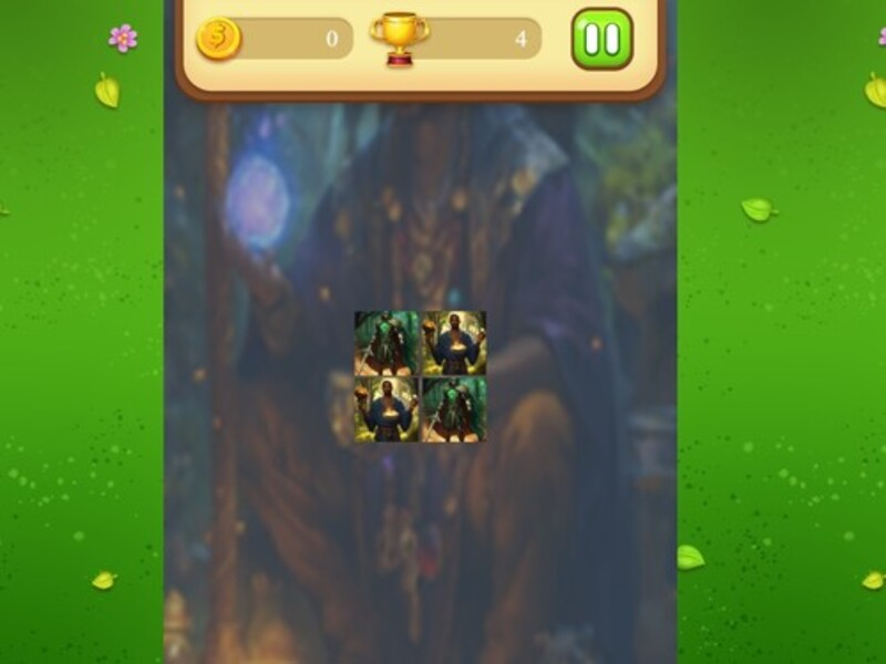 Spill Magic Druid Memory Match online