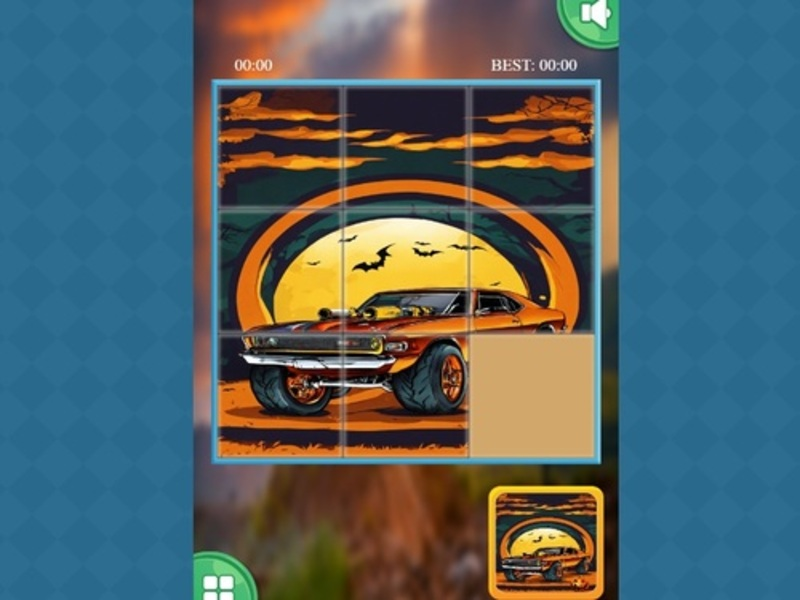 Spill Monster Truck Sliding Puzzles online